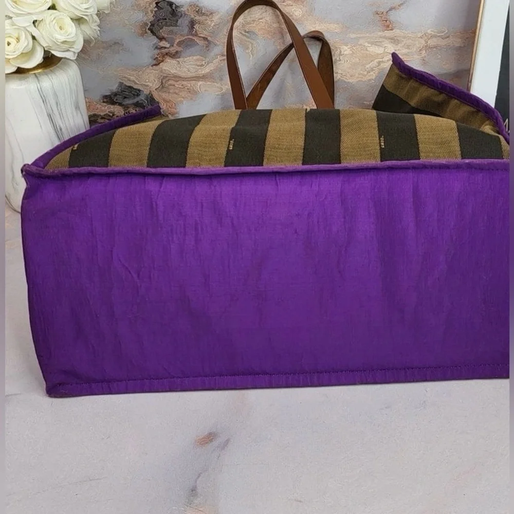 Fendi PEQUIN SHOPPING TOTE BAG - Picture 8 of 17